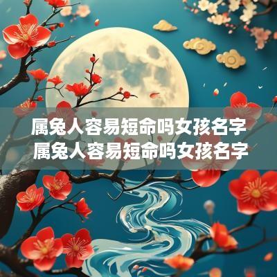 属兔人容易短命吗女孩名字 属兔人容易短命吗女孩名字叫什么
