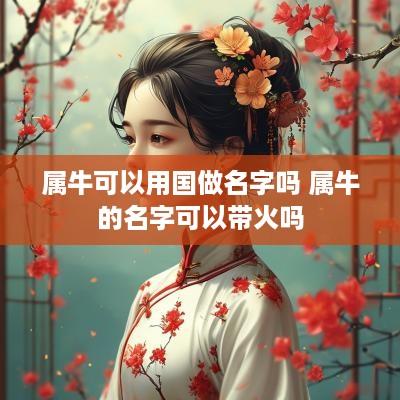属牛可以用国做名字吗 属牛的名字可以带火吗