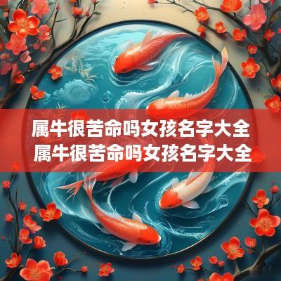 属牛很苦命吗女孩名字大全 属牛很苦命吗女孩名字大全四个字