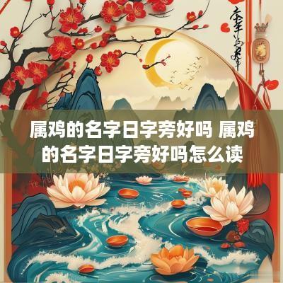 属鸡的名字日字旁好吗 属鸡的名字日字旁好吗怎么读