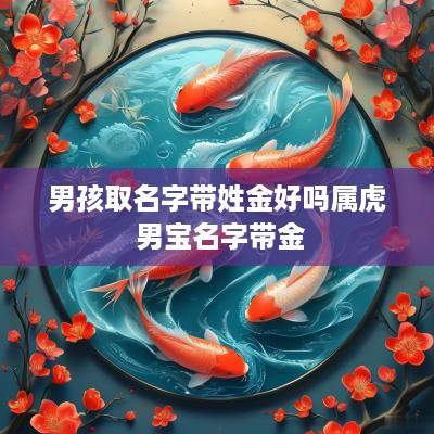 男孩取名字带姓金好吗属虎 男宝名字带金