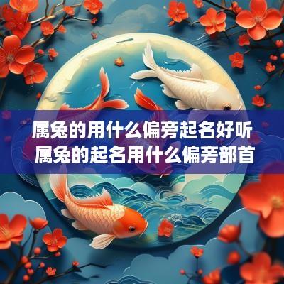 属兔的用什么偏旁起名好听 属兔的起名用什么偏旁部首好