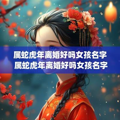 属蛇蛇年离婚好吗女孩名字 属蛇蛇年离婚好吗女孩名字怎么取