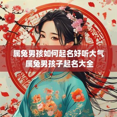 属兔男孩如何起名好听大气 属兔男孩子起名大全