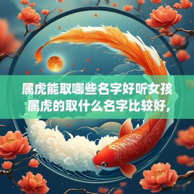 属虎能取哪些名字好听女孩 属虎的取什么名字比较好,女孩