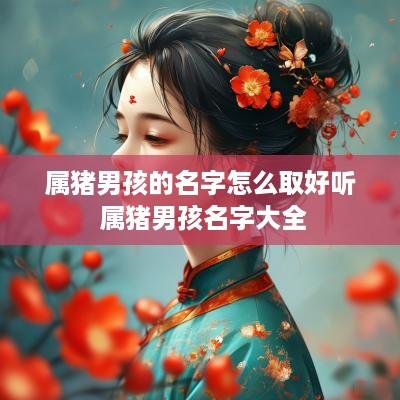属猪男孩的名字怎么取好听 属猪男孩名字大全