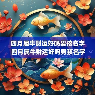 四月属牛财运好吗男孩名字 四月属牛财运好吗男孩名字叫什么