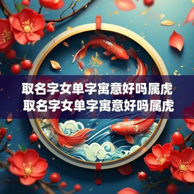 取名字女单字寓意好吗属虎 取名字女单字寓意好吗属虎的