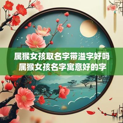 属猴女孩取名字带溢字好吗 属猴女孩名字寓意好的字