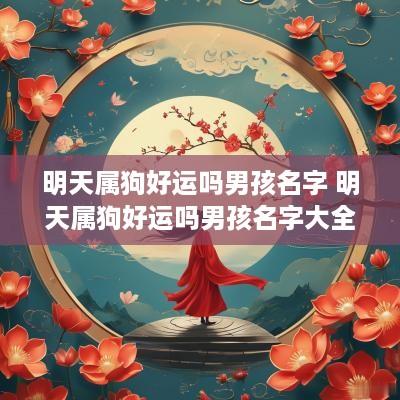 明天属狗好运吗男孩名字 明天属狗好运吗男孩名字大全
