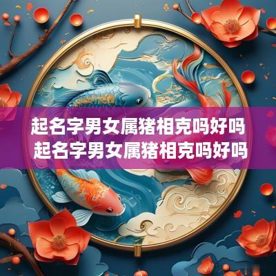 起名字男女属猪相克吗好吗 起名字男女属猪相克吗好吗