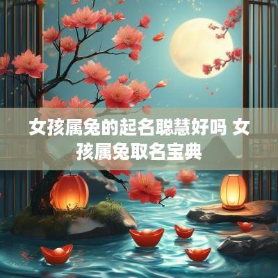 女孩属兔的起名聪慧好吗 女孩属兔取名宝典