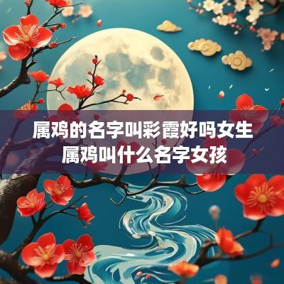 属鸡的名字叫彩霞好吗女生 属鸡叫什么名字女孩