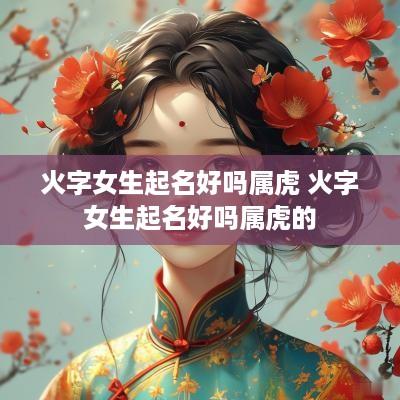 火字女生起名好吗属虎 火字女生起名好吗属虎的