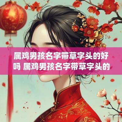 属鸡男孩名字带草字头的好吗 属鸡男孩名字带草字头的好吗怎么取