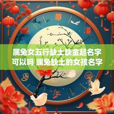 属兔女五行缺土缺金起名字可以吗 属兔缺土的女孩名字