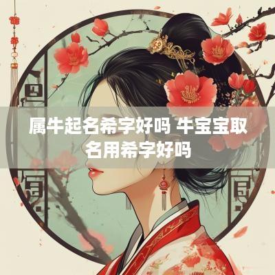 属牛起名希字好吗 牛宝宝取名用希字好吗