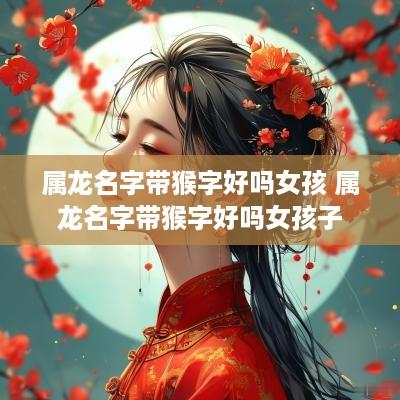 属龙名字带猴字好吗女孩 属龙名字带猴字好吗女孩子