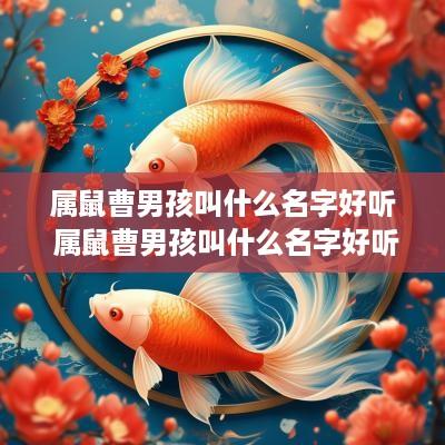 属鼠曹男孩叫什么名字好听 属鼠曹男孩叫什么名字好听点