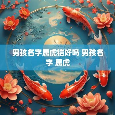 男孩名字属虎铠好吗 男孩名字 属虎