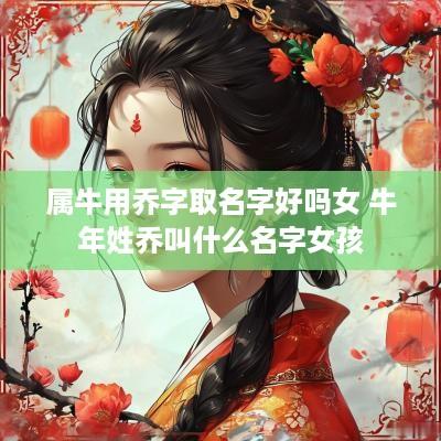 属牛用乔字取名字好吗女 蛇年姓乔叫什么名字女孩