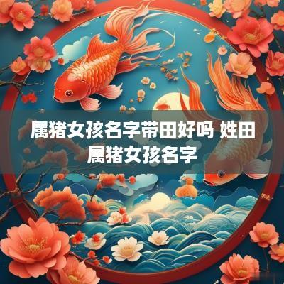 属猪女孩名字带田好吗 姓田属猪女孩名字