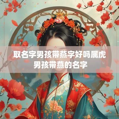 取名字男孩带燕字好吗属虎 男孩带燕的名字