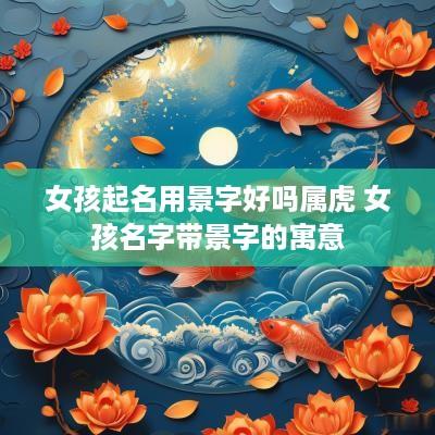 女孩起名用景字好吗属虎 女孩名字带景字的寓意