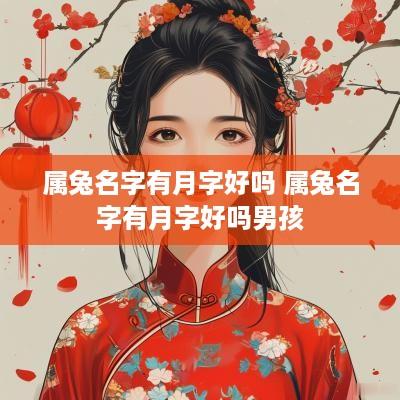 属兔名字有月字好吗 属兔名字有月字好吗男孩