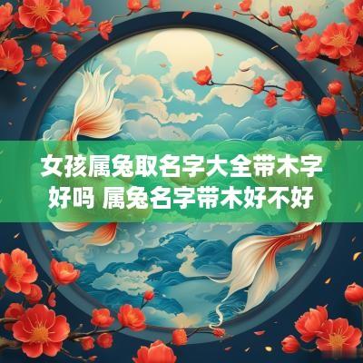 女孩属兔取名字大全带木字好吗 属兔名字带木好不好