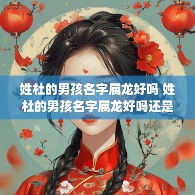 姓杜的男孩名字属龙好吗 姓杜的男孩名字属龙好吗还是属兔