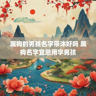 属狗的男孩名字带沐好吗 属狗名字宜忌用字男孩