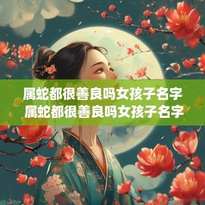 属蛇都很善良吗女孩子名字 属蛇都很善良吗女孩子名字大全