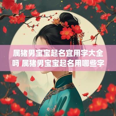 属猪男宝宝起名宜用字大全吗 属猪男宝宝起名用哪些字