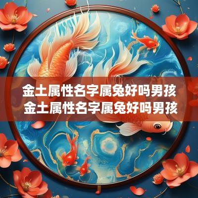 金土属性名字属兔好吗男孩 金土属性名字属兔好吗男孩子