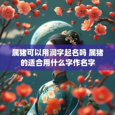 属猪可以用润字起名吗 属猪的适合用什么字作名字