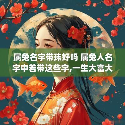 属兔名字带玮好吗 属兔人名字中若带这些字,一生大富大贵