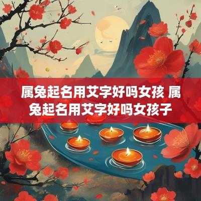 属兔起名用艾字好吗女孩 属兔起名用艾字好吗女孩子
