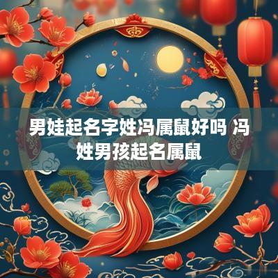 男娃起名字姓冯属鼠好吗 冯姓男孩起名属鼠