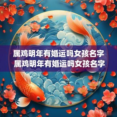 属鸡明年有婚运吗女孩名字 属鸡明年有婚运吗女孩名字怎么取