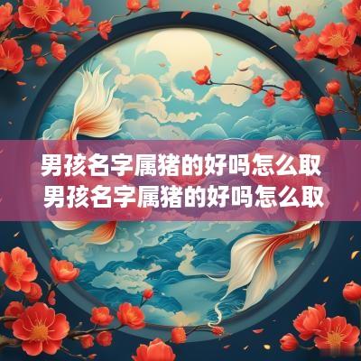 男孩名字属猪的好吗怎么取 男孩名字属猪的好吗怎么取名