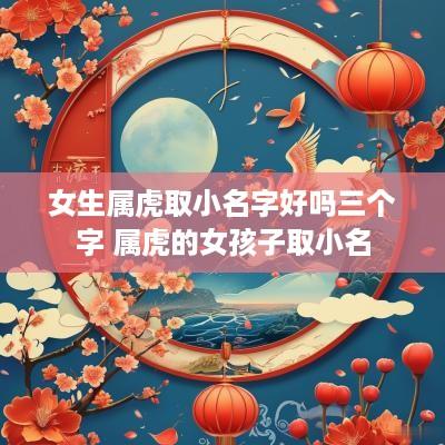 女生属虎取小名字好吗三个字 属虎的女孩子取小名