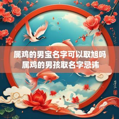 属鸡的男宝名字可以取旭吗 属鸡的男孩取名字忌讳