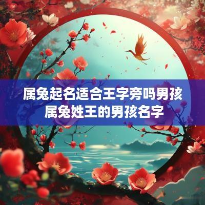 属兔起名适合王字旁吗男孩 属兔姓王的男孩名字