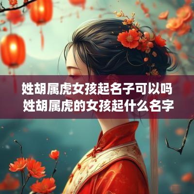 姓胡属虎女孩起名子可以吗 姓胡属虎的女孩起什么名字好