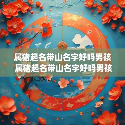 属猪起名带山名字好吗男孩 属猪起名带山名字好吗男孩子