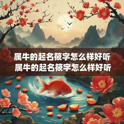 属牛的起名筱字怎么样好听 属牛的起名筱字怎么样好听点
