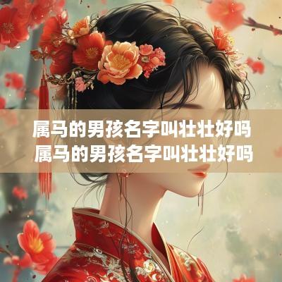 属马的男孩名字叫壮壮好吗 属马的男孩名字叫壮壮好吗好听吗