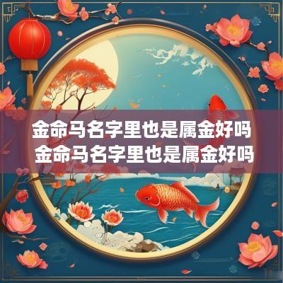 金命马名字里也是属金好吗 金命马名字里也是属金好吗女孩