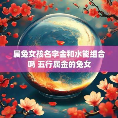 属兔女孩名字金和水能组合吗 五行属金的兔女